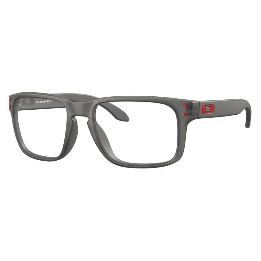 Oakley Holbrook Low Bridge Radiation Glasses - Frame Size 56-17-137 (Satin Gray Smoke OX8100F-0256)