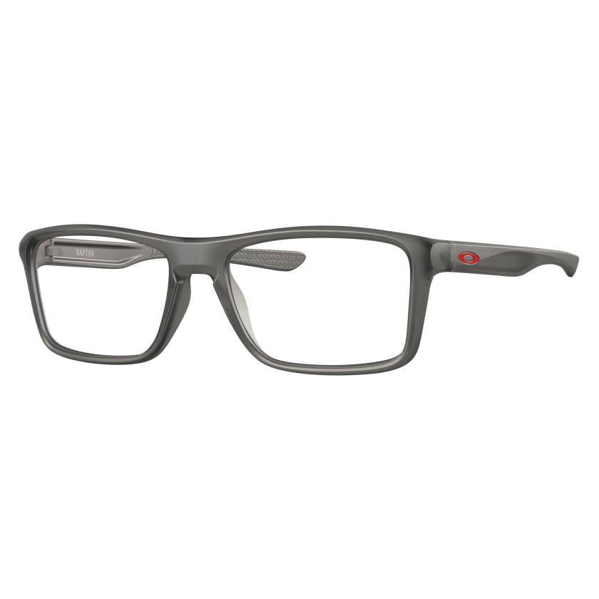 Phillips Safety Oakley Rafter Radiation Glasses - Frame Size 57-18-142 (Satin Gray Smoke OX8178-0257)