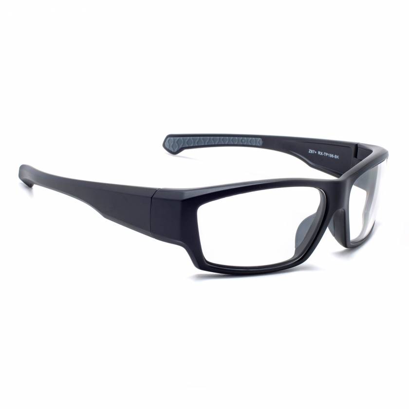 Model TP198 Wrap Around Radiation Glasses - Black