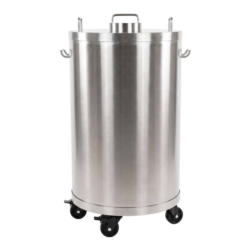 Phillips Safety RNM-SWDB-21-5x29-1-0-SS Mobile Shielded Waste Decay Barrel - 25 mm Pb