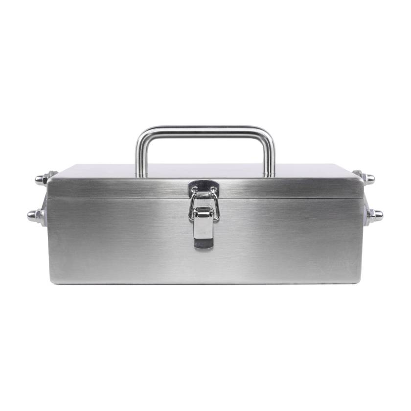 Phillips Safety RNM-SYTB-10 Nuclear Syringe Carrier Box, 10 mm Lead Equivalent - Front View