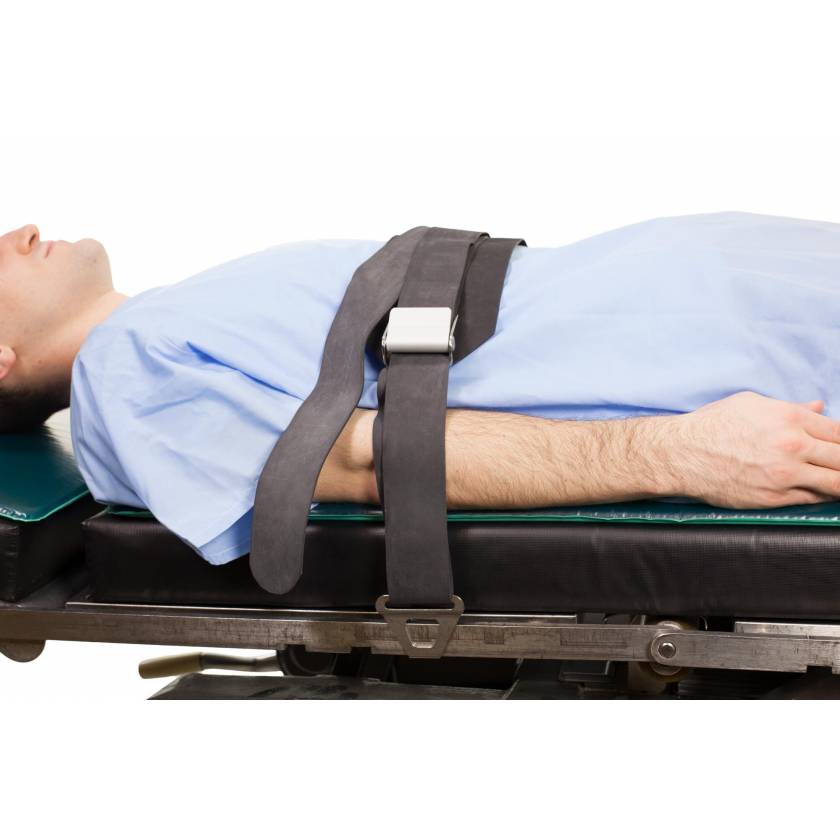 Rubber Patient Safety Strap with Buckles and Hooks