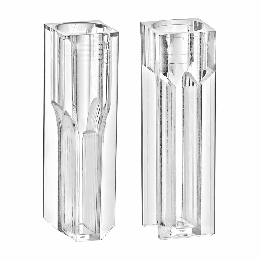 MTC Bio S4100-1 and S4100-2 Spectrophotometer Cuvette with Round Opening, Semi-Micro, 1.5 mL and 2.5 mL