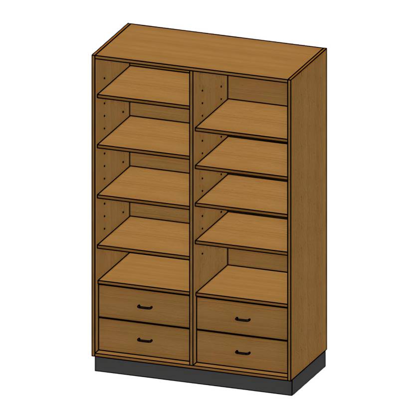 Pivotal Health Solutions SC-015 Stor-Edge™ Stationary Cabinet with Adjustable Shelves and Drawers