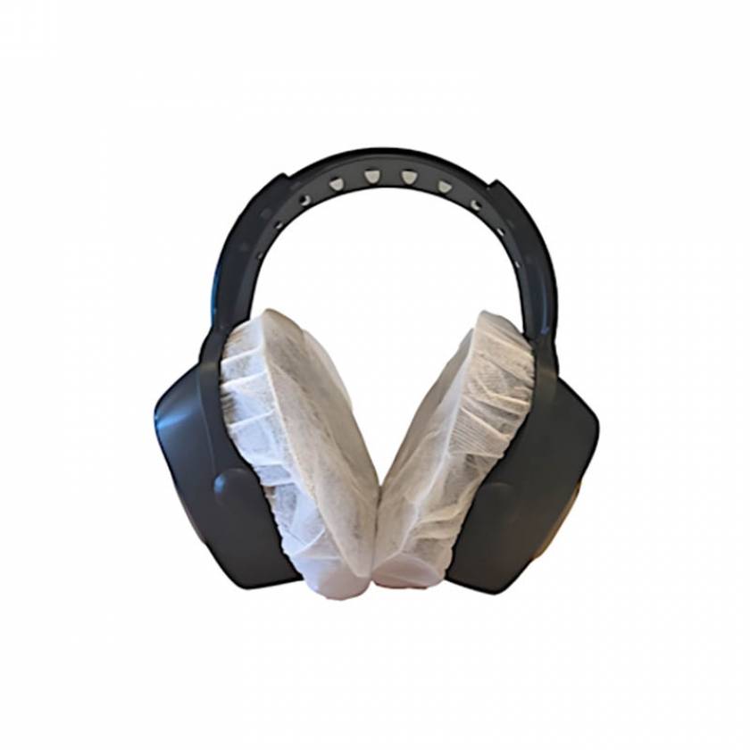 MRI Med SC-100 MR-Safe Large Sanitary Headset Covers - White (Headset is not Included)