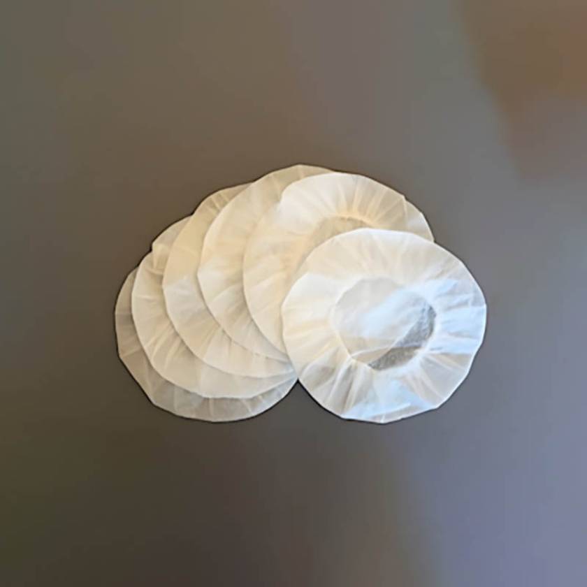 MRI Medical MR-Safe Small Sanitary Headset Covers - White