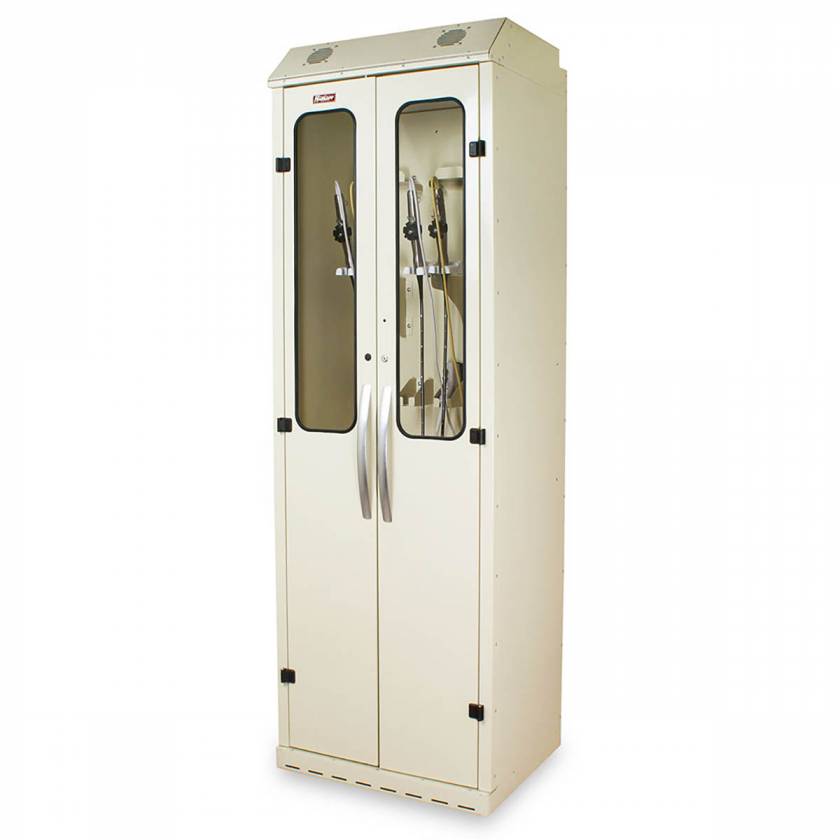 Harloff SC8030DRDP-TEE Powder Coated Steel SureDry 5 TEE Probe Drying Cabinet - Key Locking Tempered Glass Doors (TEE Probes NOT included)