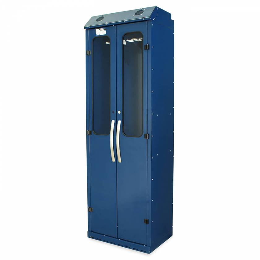 Harloff SC8030DRDP Powder Coated Steel SureDry 10 Scope Drying Cabinet - Key Locking Tempered Glass Doors