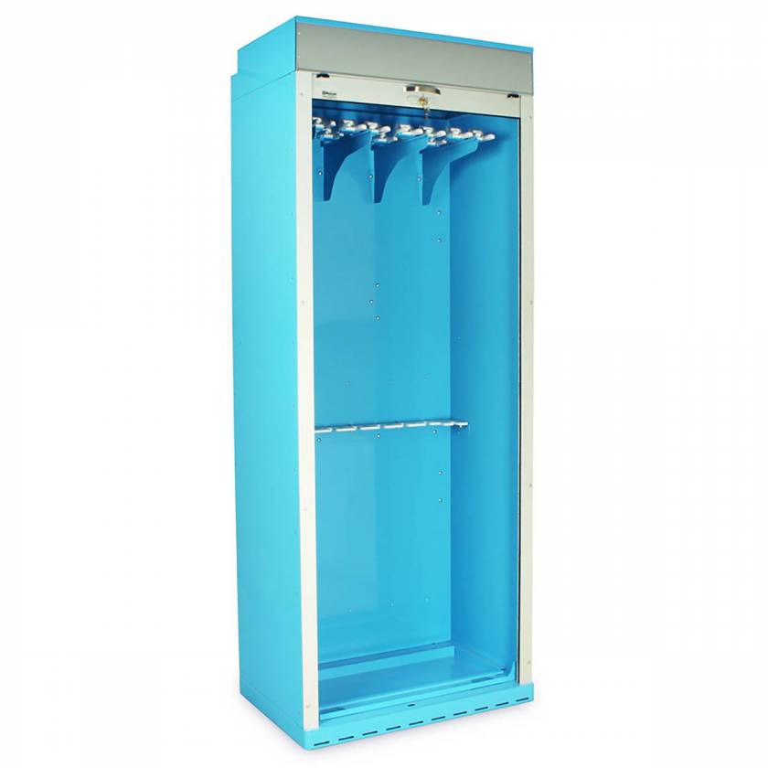 Harloff SC8036TKDP-14 Powder Coated Steel SureDry 14 Scope Drying Cabinet - Key Locking Tambour Door