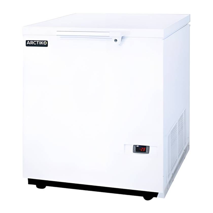 Thermco SF-150 Arctiko Low Temperature Compact Biomedical Chest Freezer with Solid Door, 4.7 Cubic Feet - Left Angle