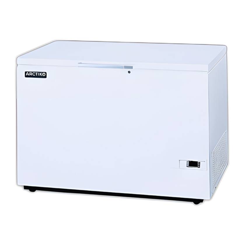 Thermco SF-500 Arctiko Low Temperature High-Capacity Biomedical Chest Freezer with Solid Door, 13 Cubic Feet - Left Angle