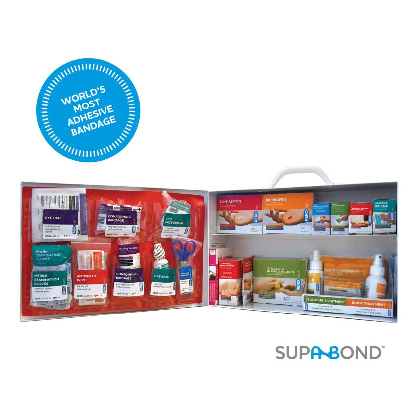 AERO Healthcare SF80AMT SureFill® 80 Series Class A Metal Cabinet with Meds, 2 Shelves