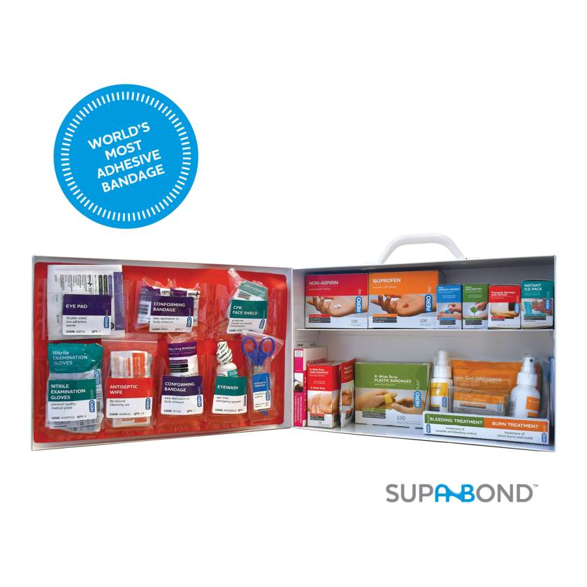 AERO Healthcare SF80BMT SureFill® 80 Series Class B Metal Cabinet with Meds, 2 Shelves