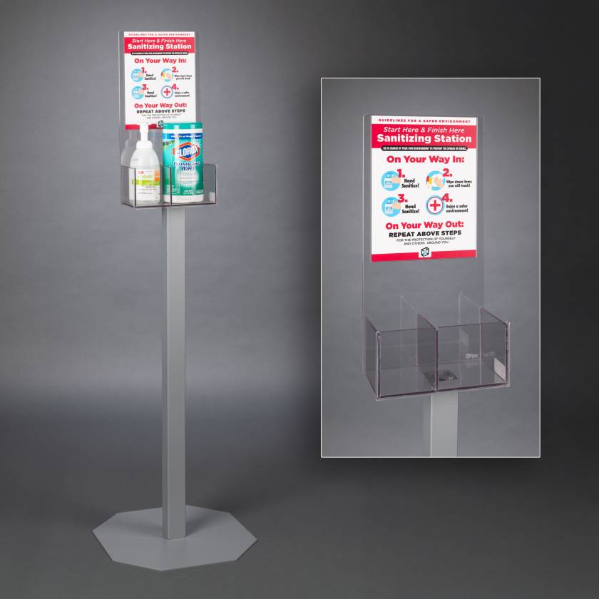Poltex SFsw-2STL Start Here Finish Here Hygiene Station (Consumables Not Included)