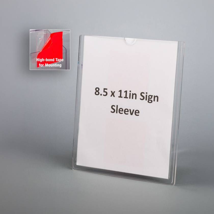 Poltex SIG8-5X11-T Deluxe Sign Sleeve (Paper is Not Included)