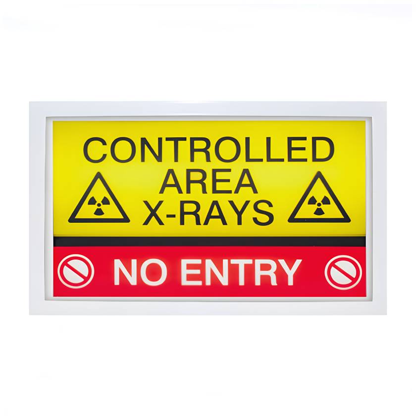 Phillips Safety SIGN-LED-BAT-116 Controlled Area X-Rays No Entry LED Warning Sign