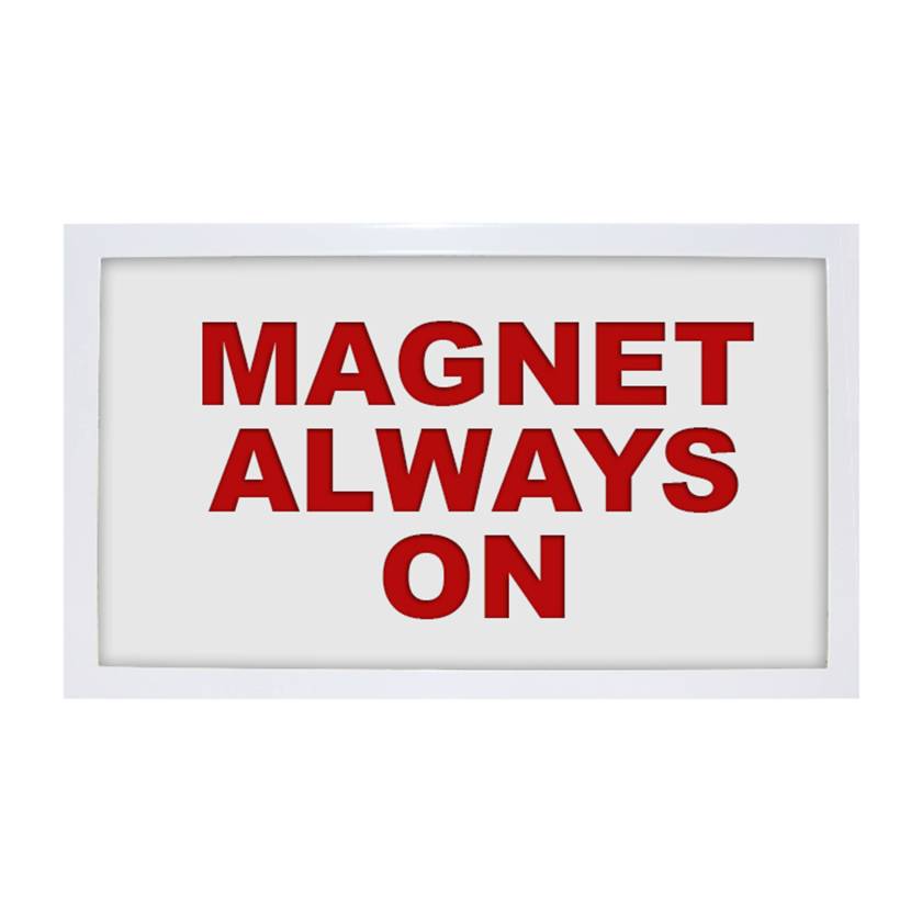 Phillips Safety Magnet Always On LED Warning Sign