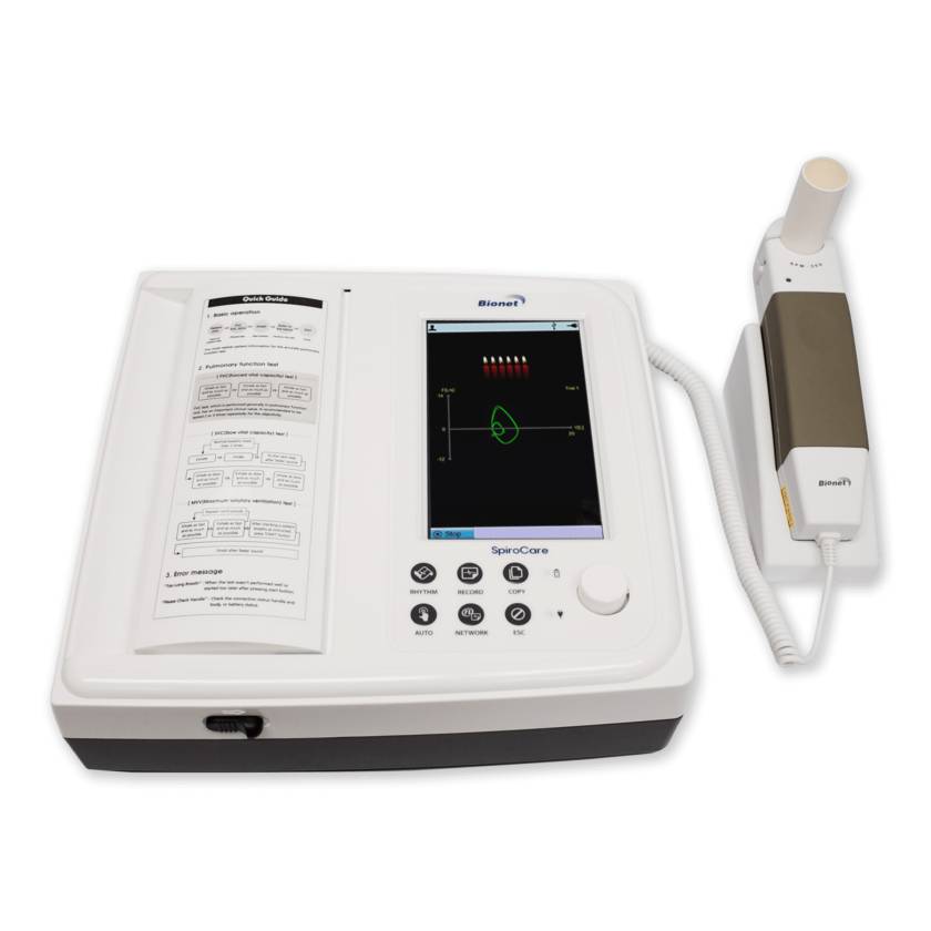 Bionet SpiroCare Touchscreen Spirometer