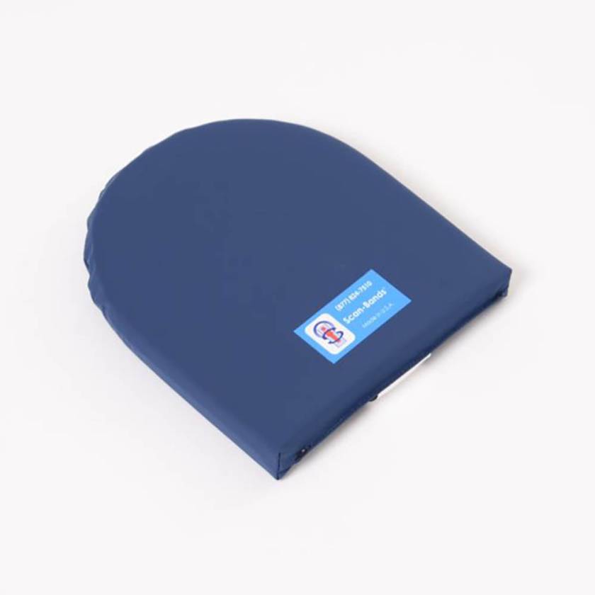 Columbus Healthcare SSP-107HC-DM MRI Head Coil Pad with 4 Way Stretch Medium Blue Cover, Small - 7" W x 10" L x 0.5" H