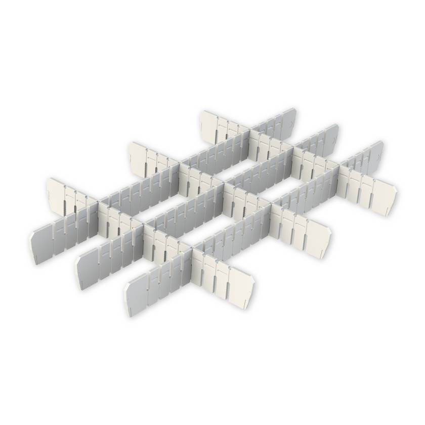 Pegasus T05D-1-16-AM Drawer Divider Kit for PolyCart Series - 3" Height