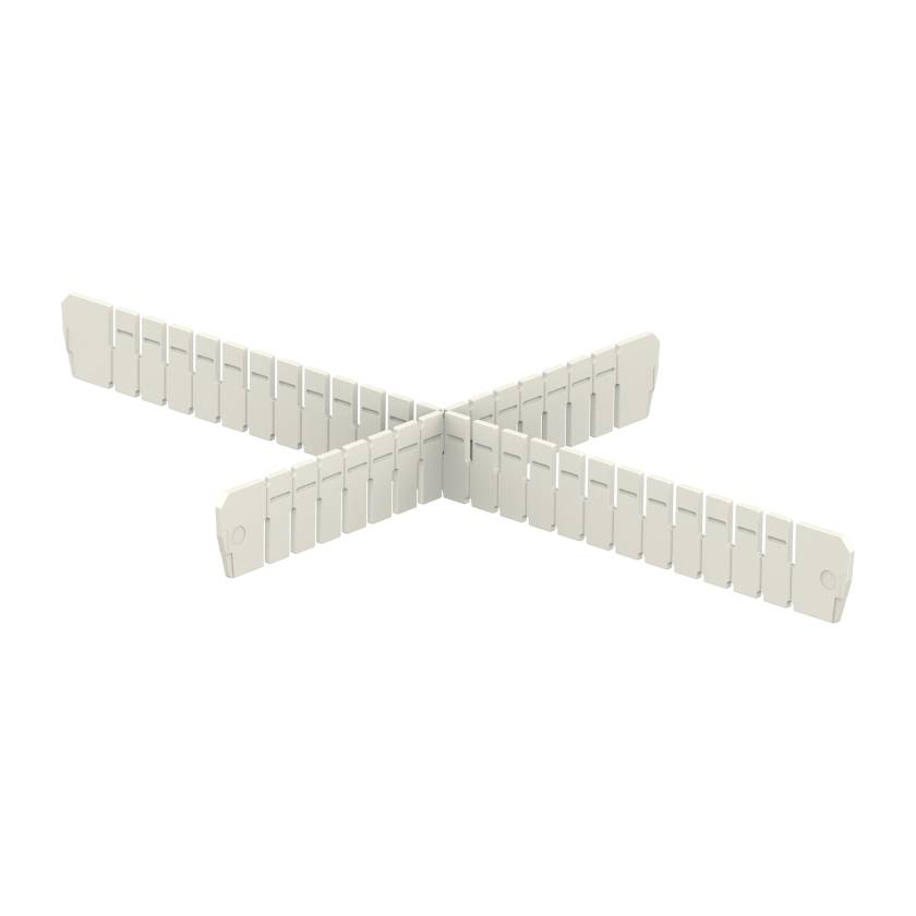 Pegasus T05D-1/4 ABS 1/4 Divider Set for 2" Trays