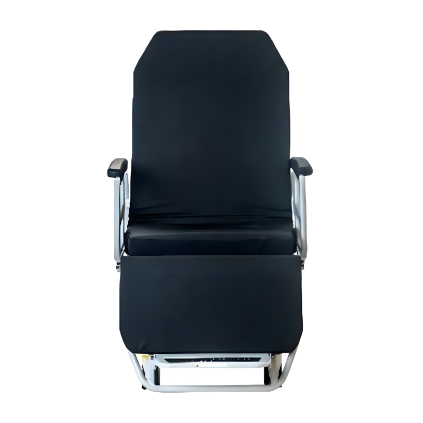 Champion Healthcare T5 Procedure Stretcher Chair with Seat Tilt, Wide Back Width, Auto Extending Footrest and I.V. Wells (The Image Shown May Include Features, Accessories, or Fabrics that do not Come Standard on Base Model)