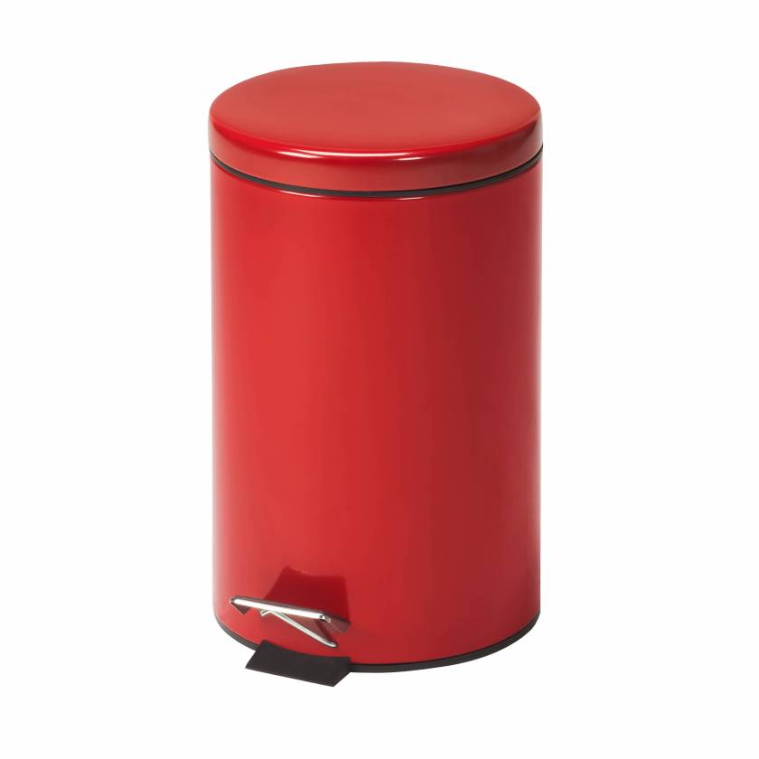 Clinton Small Round Red Waste Receptacle - 12 L Capacity (12.68 Quarts)