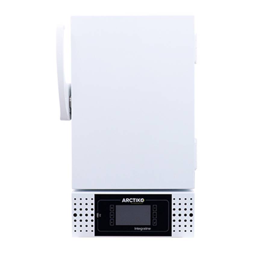 Thermco ULUF-P10/MV Arctiko Ultra Low Temperature Compact Countertop Biomedical Freezer with Inverter, Solid Door, 0.25 Cubic Feet - Front View