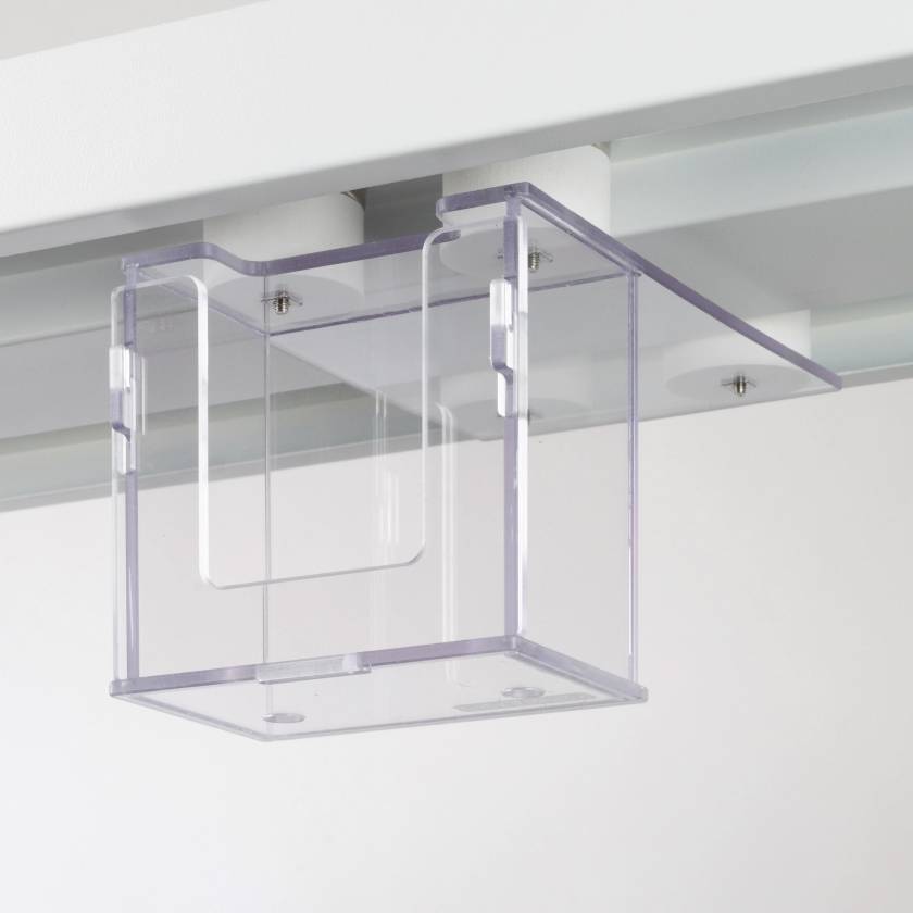 Poltex UNDRSMLAB Undermount Small Lab Wipe Box Holder