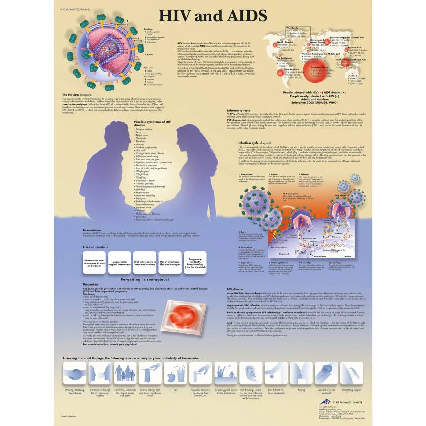 HIV and AIDS Chart
