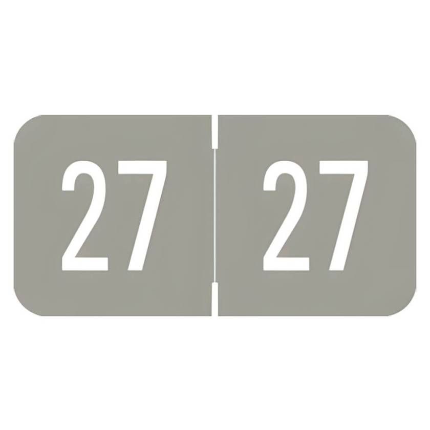 Arden Label VRYM-27-T4 VRE / GBS Compatible VRYM Series 2027 Year Labels - Size 3/4" H x 1 1/2" W