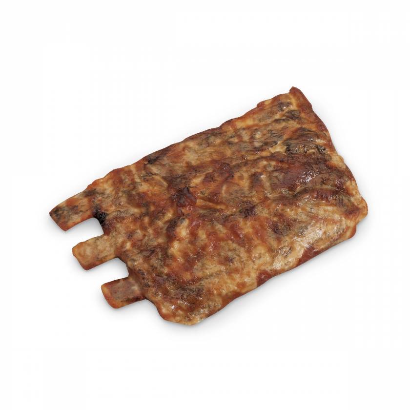Life/form Spare Ribs Food Replica - Barbecued