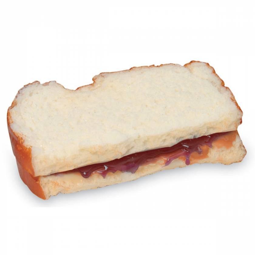 Life/form Sandwich Food Replica - Peanut Butter and Jelly