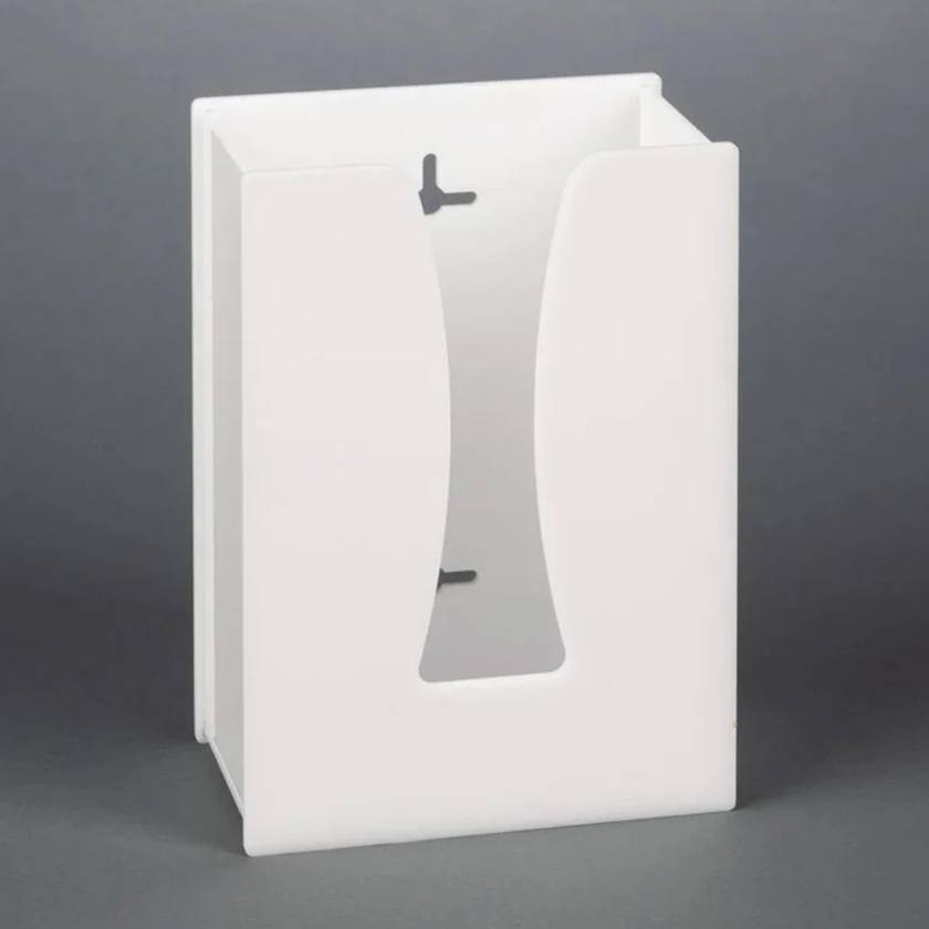 Poltex WHITIS White Acrylic Tissue Box Holder