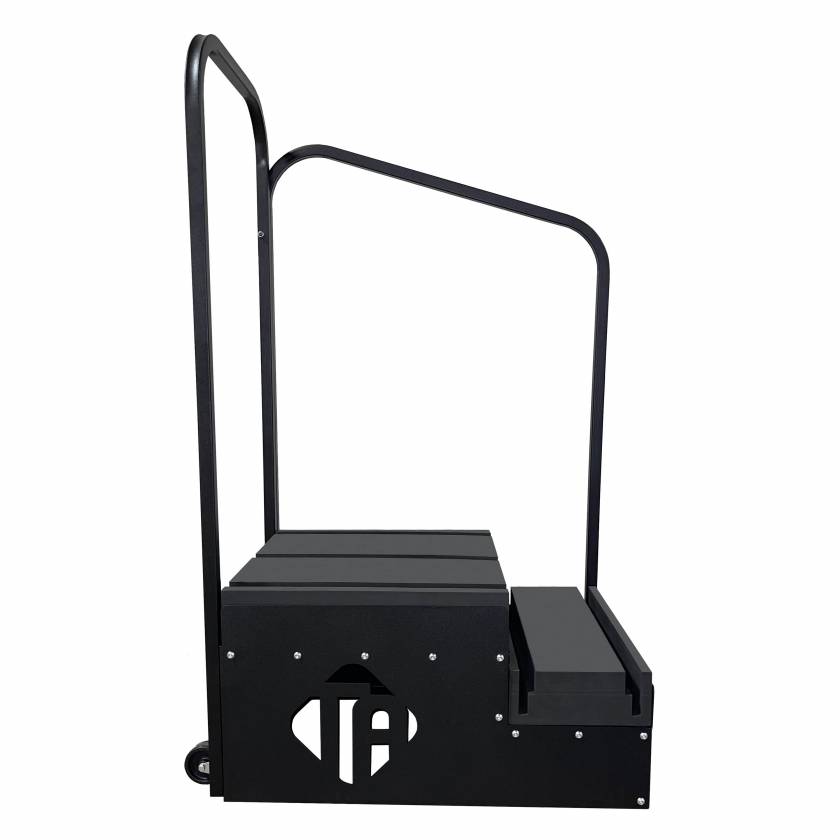 Techno-Aide Model WMP-2S Mobile Two-Step Weight Bearing Imaging Platform - Comfort Closed Cell Steps (SKU WMP-16)