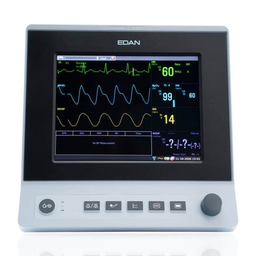 Edan X10 Patient Monitor with 10" Touch Screen and WiFi