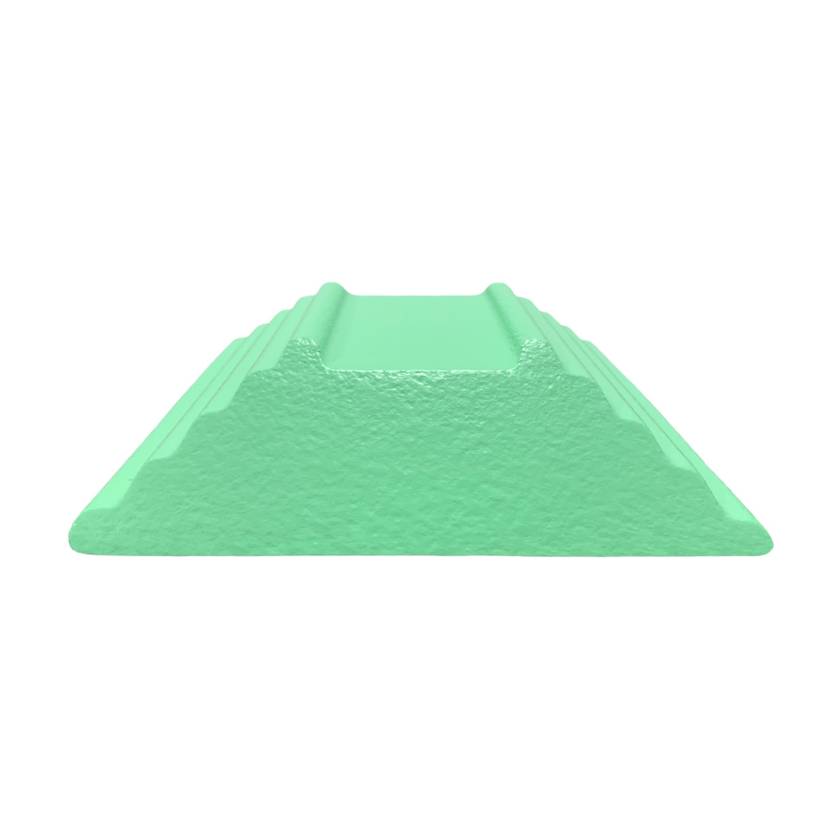 Techno-Aide YCAC-MR MR Safe Coated Bilateral Pediatric Oblique Finger Block Sponge, Stealth - 7.75" L x 7.5" W x 2" H