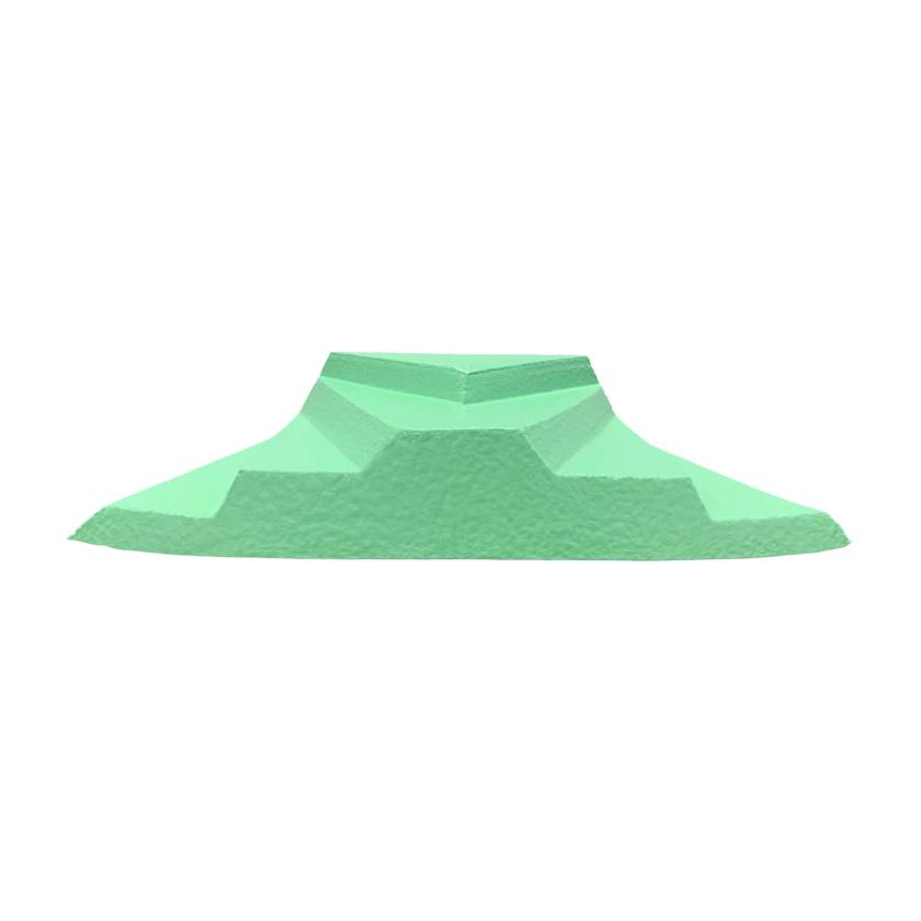 Techno-Aide YCAD-MR MR Safe Coated Adult Lateral Finger Block Sponge, Stealth - 13" L x 8" W x 3" H