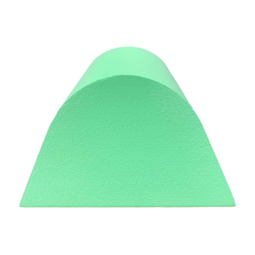 Techno-Aide YCAH-MR MR Safe Coated Knee Arthrogram Block Sponge, Stealth - 19" L x 14.5 W x 8" H