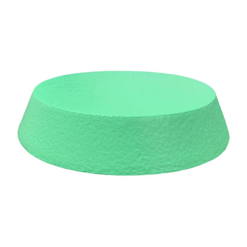 Techno-Aide YCAK-MR MR Safe Coated Circular Head Block Sponge, Stealth - 9" Diameter x 1.5" H