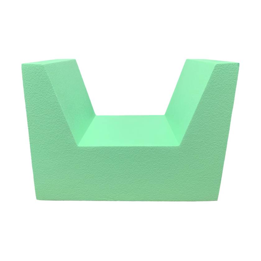 Techno-Aide YCAW-MR MR Safe Coated Adult Myelogram Block Sponge, Non-Stealth - 22" L x 10" W x 14" H