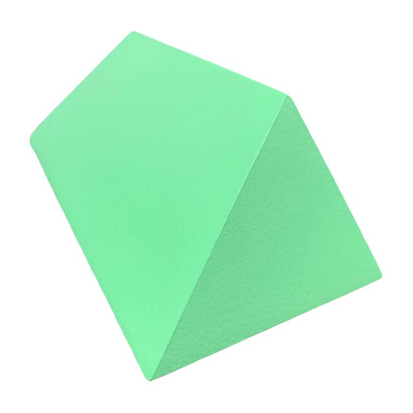 Techno-Aide YCBB-MR MR Safe Coated 45 Degree Spinal Wedge Sponge, Stealth - 20.25" L x 10" W x 7" H