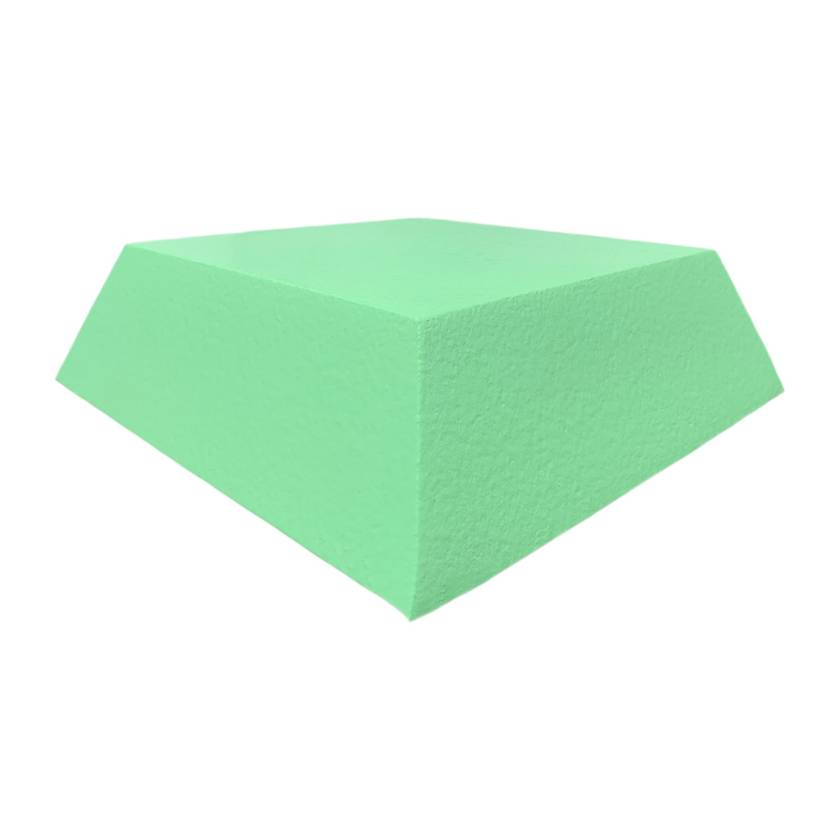 Techno-Aide YCBO-MR MR Safe Coated Square Sponge, Stealth - 13.5" L x 13.5" W x 4" H