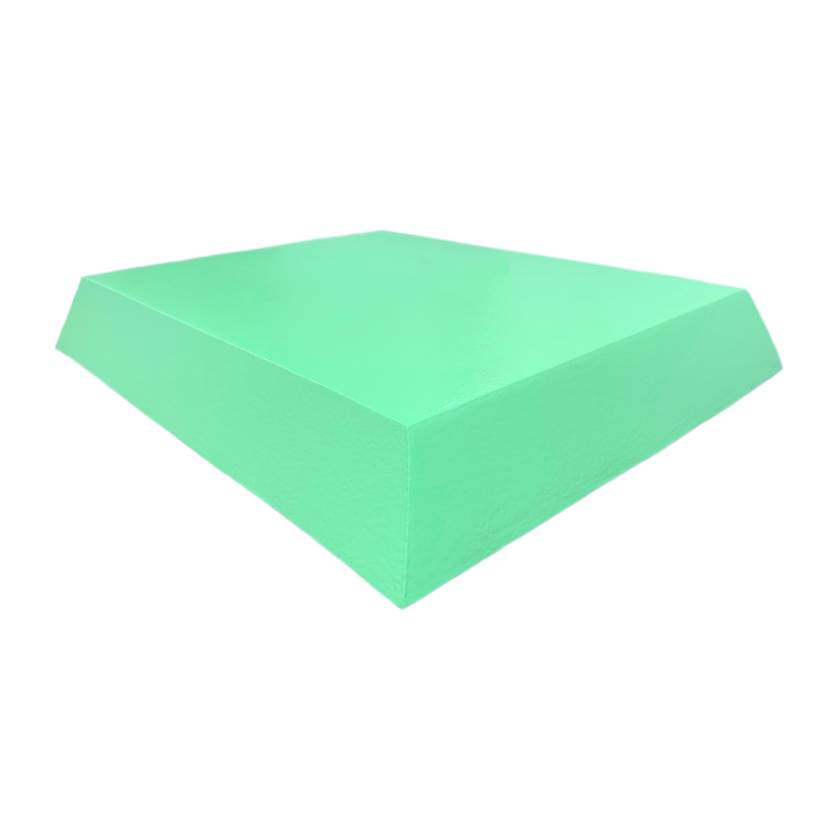 Techno-Aide YCBY-MR MR Safe Coated Rectangle Sponge, Stealth - 27.5" L x 21.5" W x 4" H