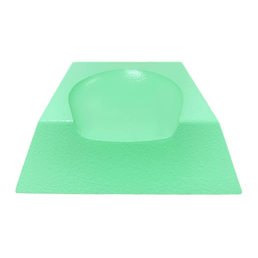Techno-Aide YCET-MR MR Safe Coated Occipital Head Support Sponge, Non-Stealth - 13" L x 12.75" W x 4.5" H