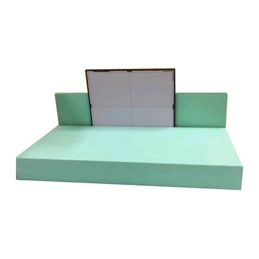 Techno-Aide YCFQ-MR MR Safe Coated Decubitus Block Sponge with Image Receptor Plate/Cassette Holder, Non-Stealth - Front View
