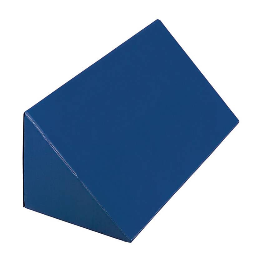 Techno-Aide YVDA-MR MR Safe Vinyl Covered 45 Degree Cardiac Wedge Sponge - 28" L x 14" W x 14" H