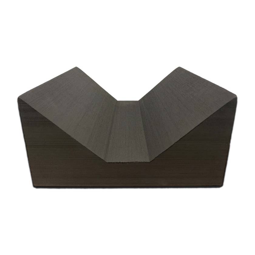 Techno-Aide YXAM-MR MR Safe Closed Cell Flat Bottom V-Trough / AP & PA Adult Head Holder Sponge - 15" L x 14" W x 6.75" H