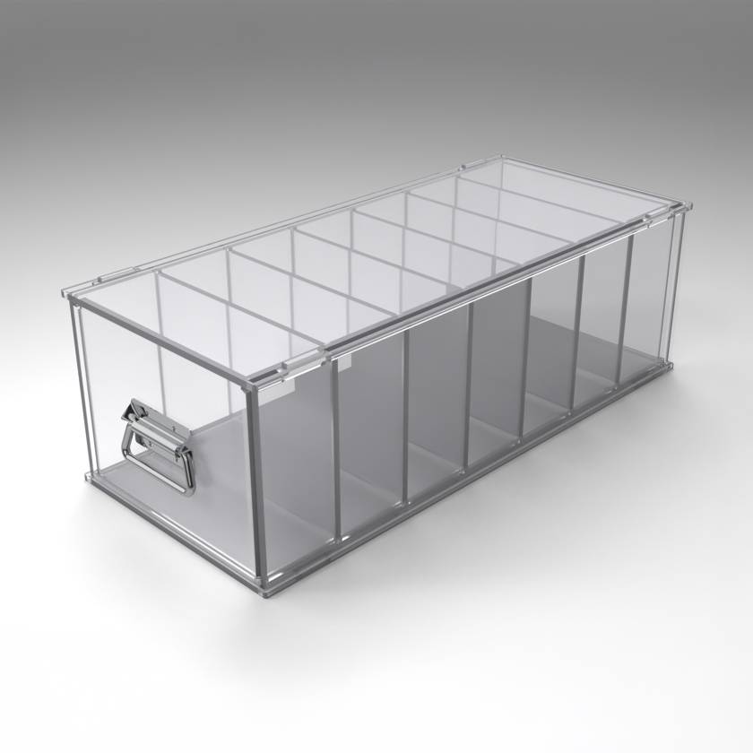 Poltex ZAGSTAK38 Buffer Bottle Storage Drawer - Clear PETG