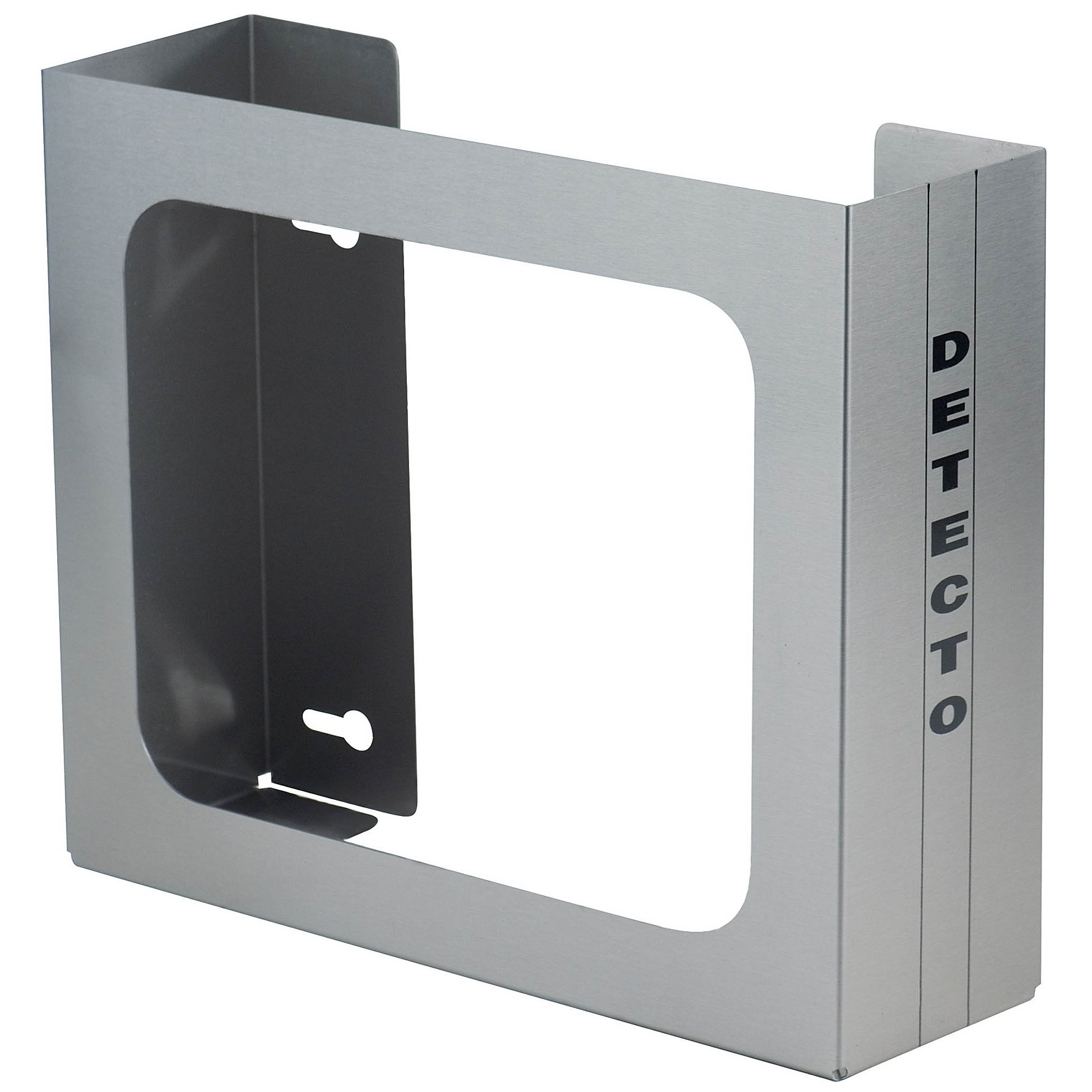 Detecto GH2SS Wall Mount Glove Box Holder Stainless Steel 2 Boxes